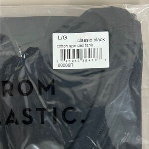 SPANX Men's Black cotton spandex Tank